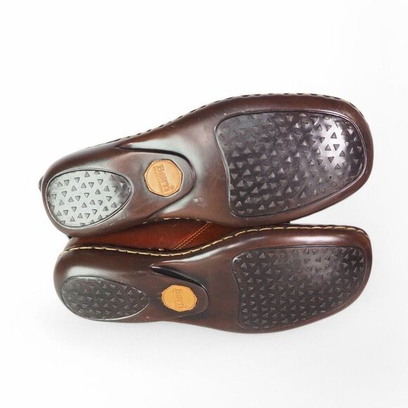BORN Nevis Casual Leather Slip-on Loafers Brown W6525 Women's 7.5 - Picture 8 of 12